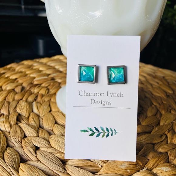 NWT artisan stainless steel original earrings - Picture 2 of 3